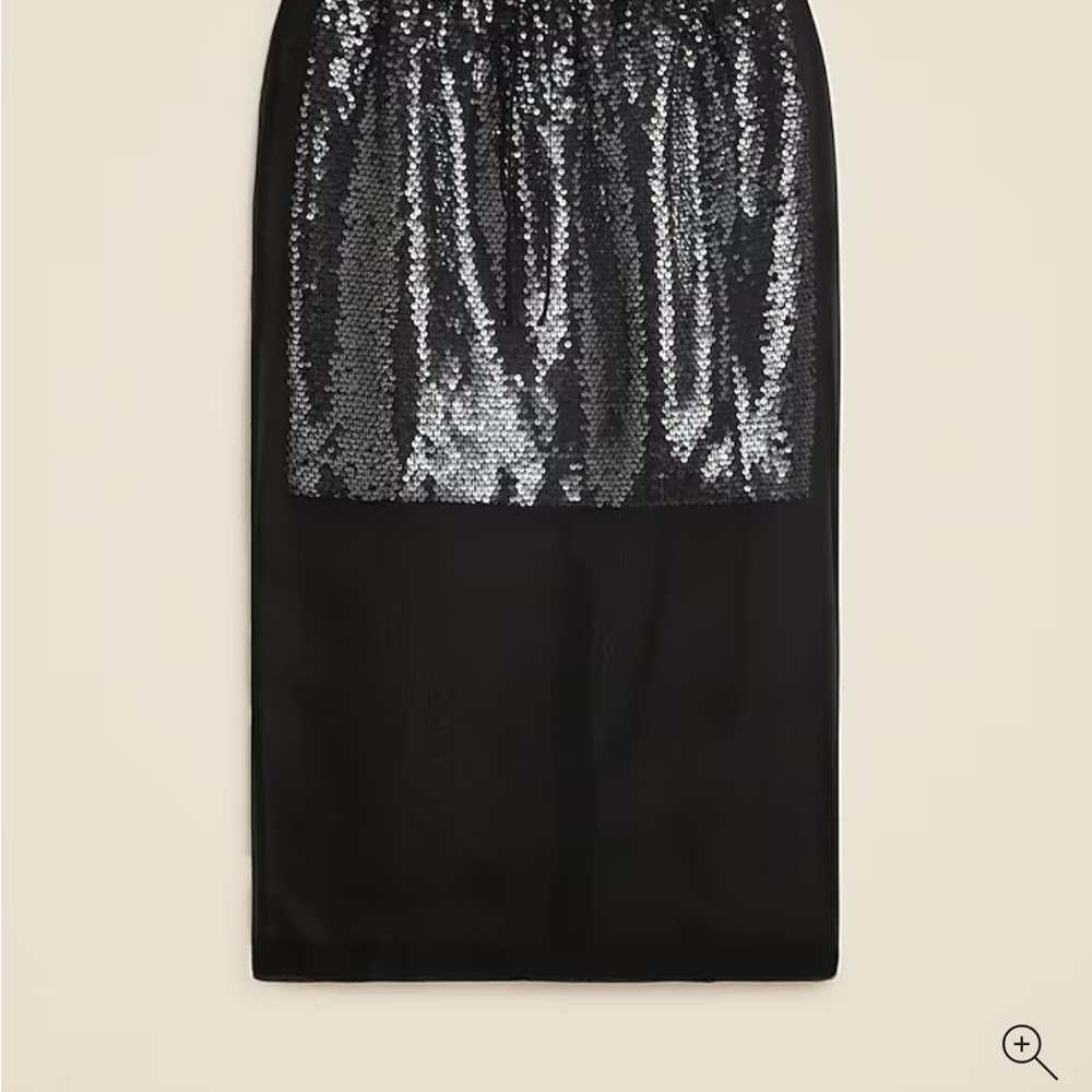 Gorgeous 2-in-1 J.Crew Skirt- Sequin & Silk- Size M, NWT